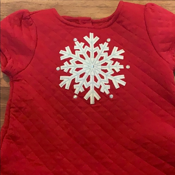 Gymboree Red Snowflake Dress - Picture 3 of 4